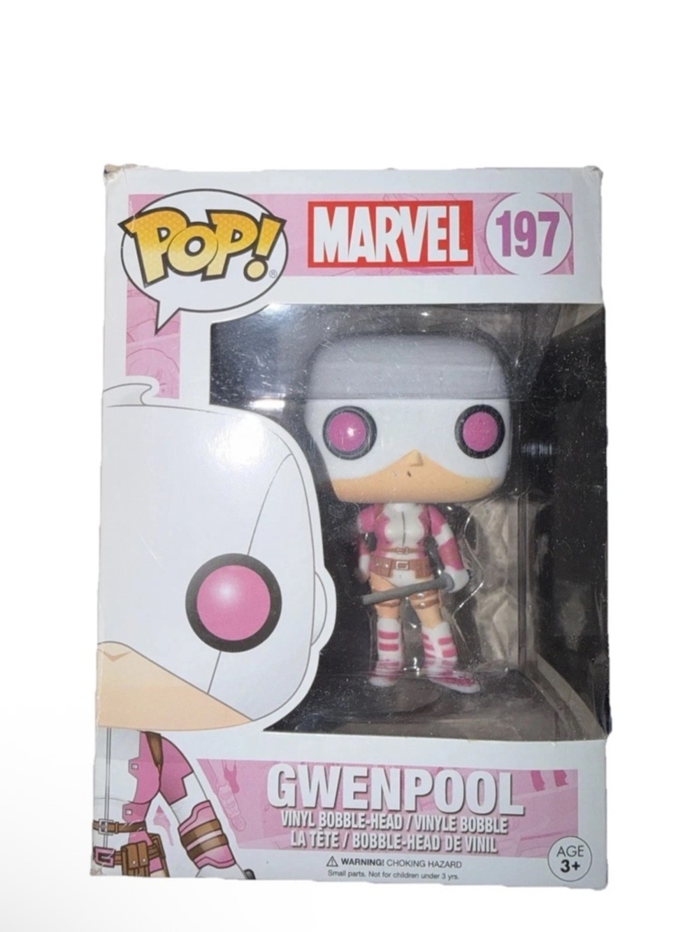 Funko Pop! Marvel Gwenpool #197 - White & Pink Vinyl Figure